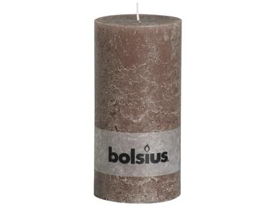 Bolsius Stompkaars Rustiek XXL Taupe 200/100 mm