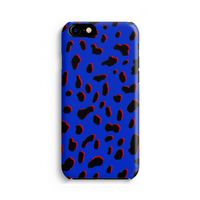 Blue Leopard: iPhone 8 Volledig Geprint Hoesje - thumbnail