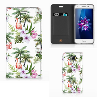 Huawei Y5 2 | Y6 Compact Hoesje maken Flamingo Palms