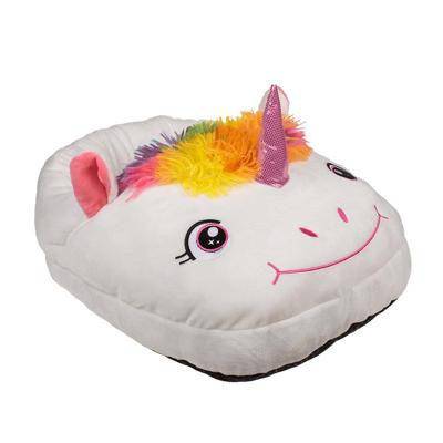 Voetenwarmer groot slof eenhoorn/unicorn - one size - 30 x 27 cm   -
