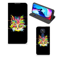 Motorola Moto G9 Play Magnet Case Cat Color