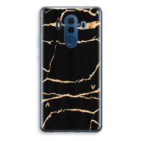 Gouden marmer: Huawei Mate 10 Pro Transparant Hoesje