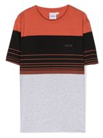 BOSS Kidswear t-shirt à rayures - Orange - thumbnail