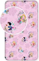 Disney Princess Hoeslaken Pink - Eenpersoons - 90 x 200 cm - Multi - thumbnail