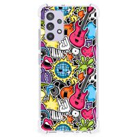 Samsung Galaxy A32 4G | A32 5G Enterprise Editie Anti Shock Bumper Case Punk Rock - thumbnail