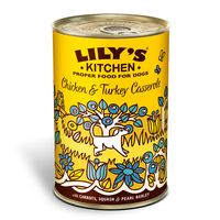 Lily's Kitchen Chicken & Turkey Casserole Kip, Turkije Volwassen 400 g