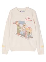 MC2 Saint Barth Kids x The Simpsons pull à imprimé Christmas - Tons neutres