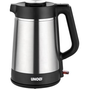 Unold 18715 waterkoker 1,5 l 1800 W Zwart, Roestvrijstaal