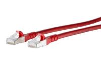 Metz CAT6 A S/FTP, 0,5 m 0,5 m Cat6 A S/FTP (S-STP) rood
