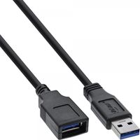 InLine 35620 USB-kabel 2 m USB 3.2 Gen 1 (3.1 Gen 1) USB A USB B Zwart - thumbnail