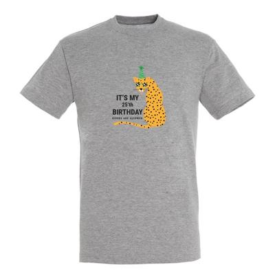T-shirt voor mannen bedrukken - Grijs - L