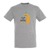 T-shirt voor mannen bedrukken - Grijs - L