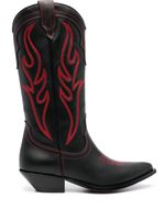 Sonora bottines Santa Fe d'inspiration western - Noir