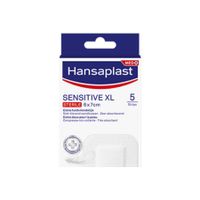 Hansaplast Sensitive Xl 6cmx7cm Strips 5 - thumbnail