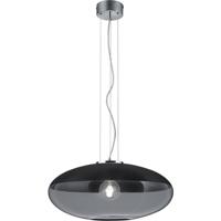 Led Hanglamp - Trion Portony Xl - E27 Fitting - Rond - Mat Zwart - Aluminium