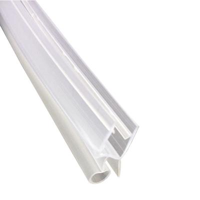 Rubberen Strip 8mm tbv Onderzijde 1/4 Rond Enkele Deur