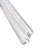 Rubberen Strip 8mm tbv Onderzijde 1/4 Rond Enkele Deur