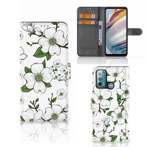 Motorola Moto G60 Hoesje Dogwood Flowers