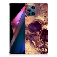 Silicone Back Case OPPO Find X3 | X3 Pro Skullhead