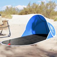 Strandtent pop-up waterdicht azuurblauw - thumbnail