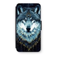 Darkness Wolf: iPhone 8 Flip Hoesje