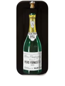 Fornasetti plateau Champagne en bois - Vert