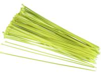 TRU COMPONENTS 93038c415 Kabelbinder 250 mm 2.80 mm Geel Nagloeiend 100 stuk(s)