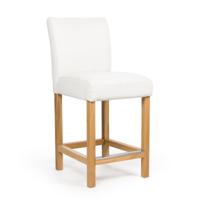 Barstoel Stella (laag) | Stof  | Wit