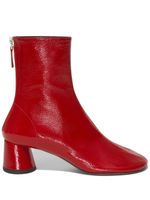 Proenza Schouler bottines à fini verni - Rouge