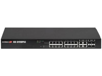 Edimax GS-5416PLC netwerk-switch Managed Gigabit Ethernet (10/100/1000) Zwart 1U Power over Ethernet (PoE) Edimax GS-5416PLC netwerk-switch Managed Gigabit Ethernet (10/100/1000) Zwart 1U Power over Ethernet (PoE)