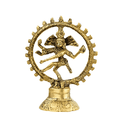 Shiva Nataraj Messing (20 cm)