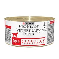 Purina Pro Plan Veterinary Diets DM Diabetes Management Kat - Mousse (24 x 195g)