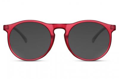 CWI zonnebril panto volledig omrand cat. 3 rood/zwart CWI zonnebril panto volledig omrand cat. 3 rood/zwart