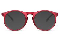 CWI zonnebril panto volledig omrand cat. 3 rood/zwart