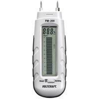 VOLTCRAFT FM-200 Materiaalvochtmeter Meetbereik bouwvochtigheid 0.2 tot 2%Vol. Meetbereik houtvochtigheid (bereik) 6 t