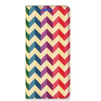 OPPO Reno6 5G Hoesje met Magneet Zigzag Multi Color