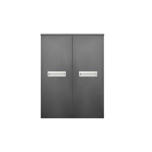 Kolomkast Sanicare Q2/Q3/Q8 2-Deurs Soft-Closing Alu Greep 90x67x32 cm Truffel Sanicare