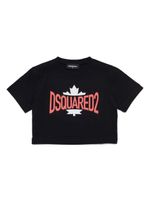 DSQUARED2 KIDS t-shirt en coton à logo imprimé - Noir - thumbnail