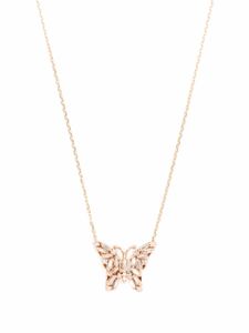 Suzanne Kalan collier en or rose 18ct à pendentif orné de diamants