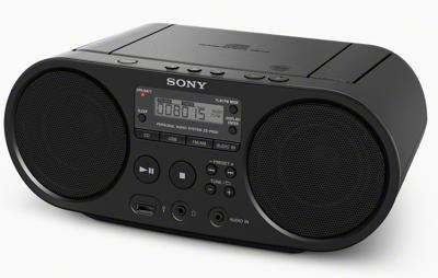 Sony ZS-PS50 FM radio Zwart Sony ZS-PS50 FM radio Zwart