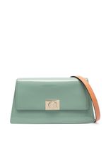 Furla petit sac porté épaule en cuir Zoe - Vert - thumbnail