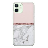 iPhone 12 mini siliconen telefoonhoesje - Rose all day