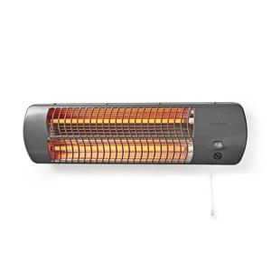 Nedis HTBA10GY Badkamer Verwarming 1200 W Instelbare Thermostaat 2 Verwarmingsmodi X4 Grijs