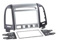 2-DIN Paneel Hyundai Santa Fé 2011-2018 Kleur: Zilver/Zwart