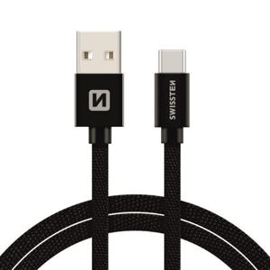 Swissten USB-C naar USB-A Kabel 2M Zwart