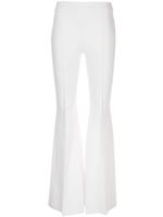 Rosetta Getty pantalon évasé à taille élastique - Blanc