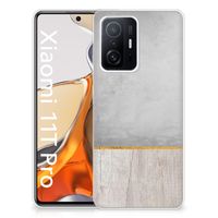 Xiaomi 11T | 11T Pro Bumper Hoesje Wood Concrete