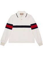 Gucci polo en tissu éponge - Blanc - thumbnail