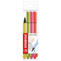 Stabilo PointMax Fineliners Pastel, 4st.