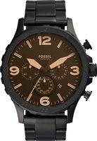 Horlogeband Fossil JR1356 / 25XXXX Staal Zwart 24mm - thumbnail